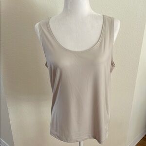 Chico's Tan Fitted Tank Top